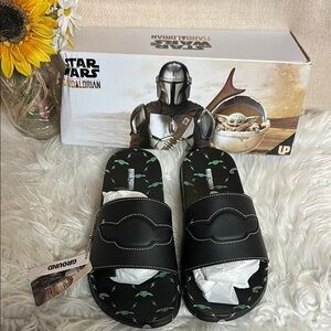 Star Wars Mandalorian Black Slides
